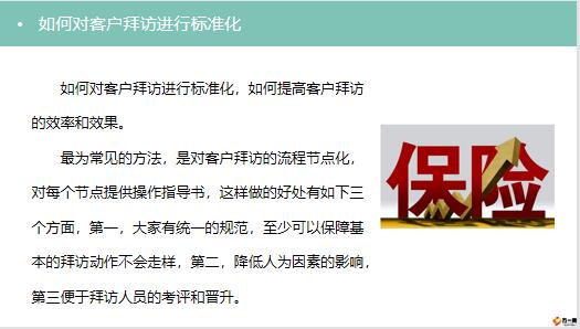 保险陌生拜访销售技巧